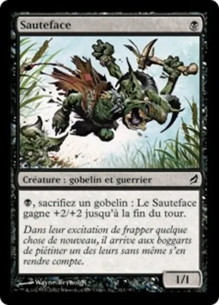 Sauteface, carte Magic LRW 111 — extension Lorwyn