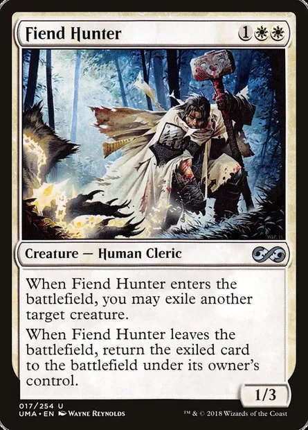 Fiend Hunter, Magic card UMA 17 — Ultimate Masters set