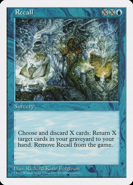 Rappel, carte Magic 5ED 115 — extension Cinquième Edition