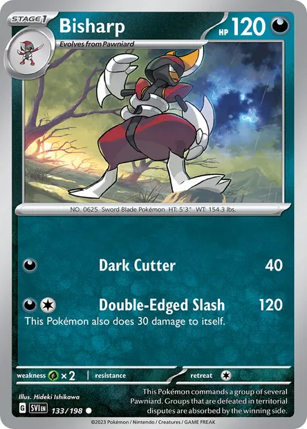Bisharp, Pokémon card SVI 133 — Scarlet & Violet set