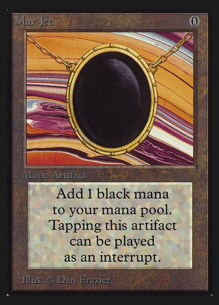 Mox Jet, Magic card CEI 263 — Intl. Collectors' Edition set