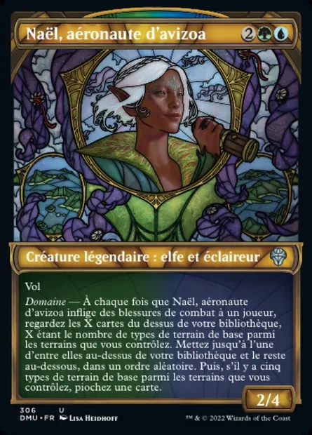Naël, aéronaute d'avizoa, carte Magic DMU 306 — extension Dominaria Uni