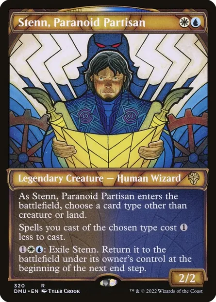 Stenn, Paranoid Partisan, Magic card DMU 320 — Dominaria United set