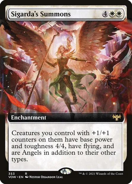 Sigarda's Summons, Magic card VOW 353 — Innistrad: Crimson Vow set