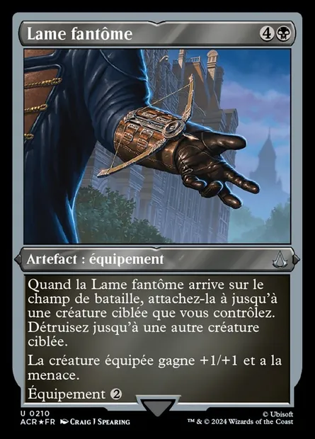 Lame fantôme, carte Magic ACR 210 — extension Assassin's Creed