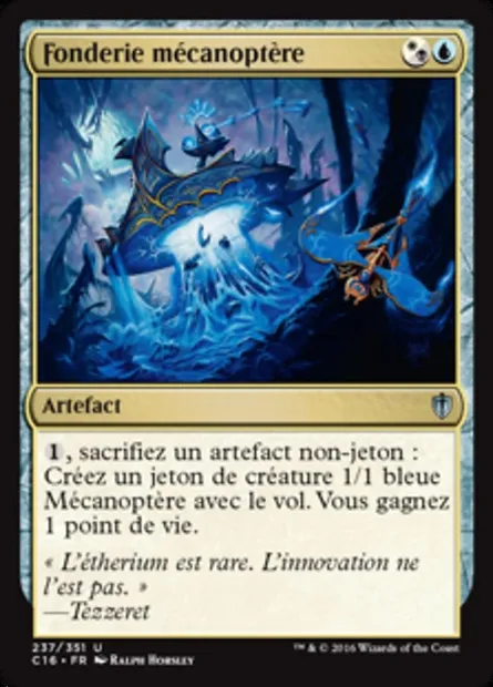 Fonderie mécanoptère, carte Magic C16 237 — extension Commander 2016