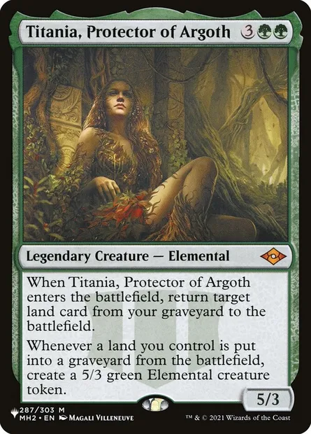 Titania, Protector of Argoth, Magic card PLST MH2-287 — The List set