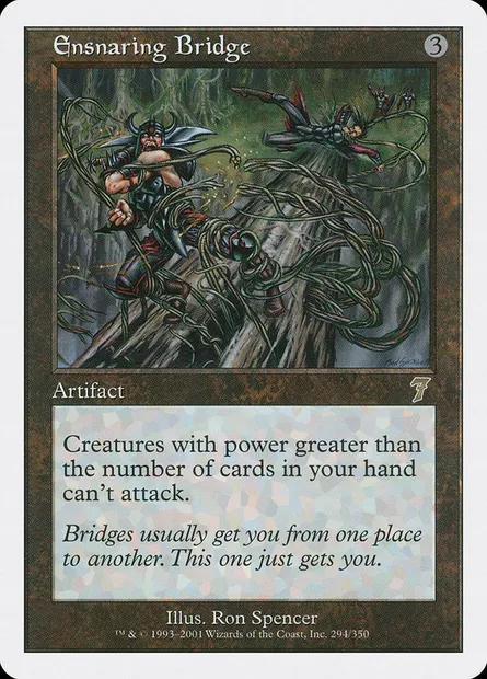 Piègepont, carte Magic 7ED 294 — extension Septième Edition