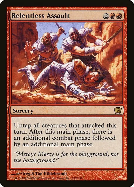 Relentless Assault, Magic card 9ED 212★ — Ninth Edition set