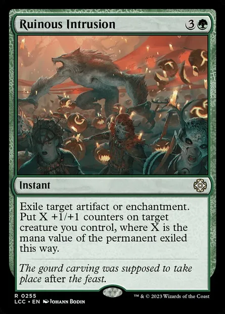 Ruinous Intrusion, Magic card LCC 255 — The Lost Caverns of Ixalan Commander set