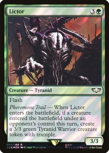 Lictor, carte Magic 40K 94★ — extension Warhammer 40,000 Commander
