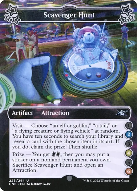 Scavenger Hunt, Magic card UNF 226b — Unfinity set