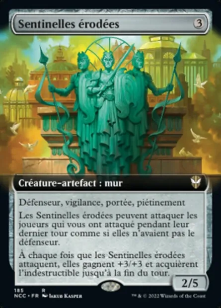 Sentinelles érodées, carte Magic NCC 185 — extension New Capenna Commander