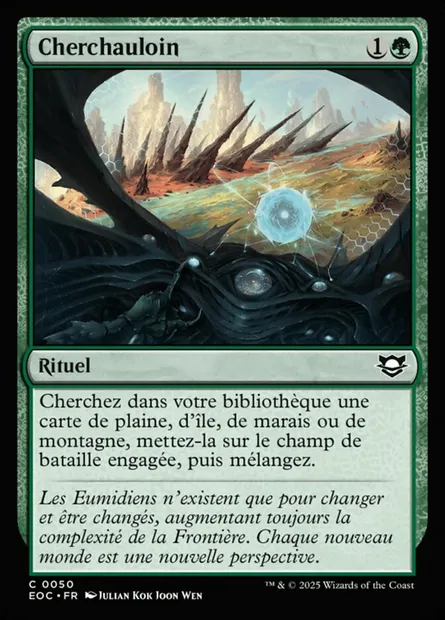 Cherchauloin, carte Magic EOC 50 — extension Edge of Eternities Commander