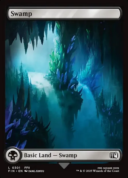 Swamp, Magic card FIN 301 — Final Fantasy set