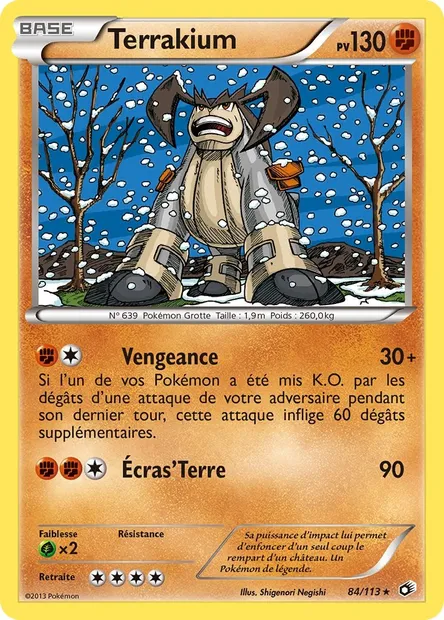 Terrakium, carte Pokémon LTR 84 — extension Legendary Treasures