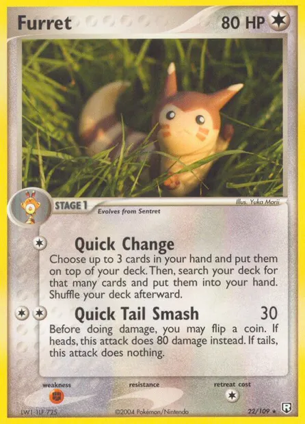 Fouinar, carte Pokémon TRR 22 — extension Team Rocket Returns
