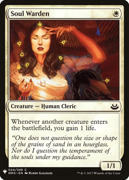 Garde des âmes, carte Magic PLST MM3-24 — extension The List