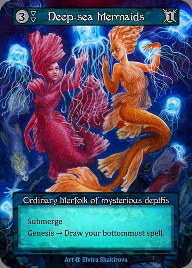 Deep-Sea Mermaids, carte Sorcery ALP 052 — extension Alpha