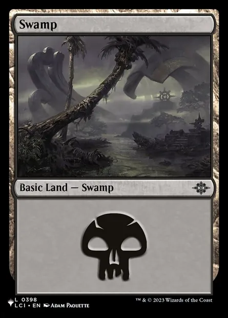 Swamp, Magic card PLST LCI-398 — The List set