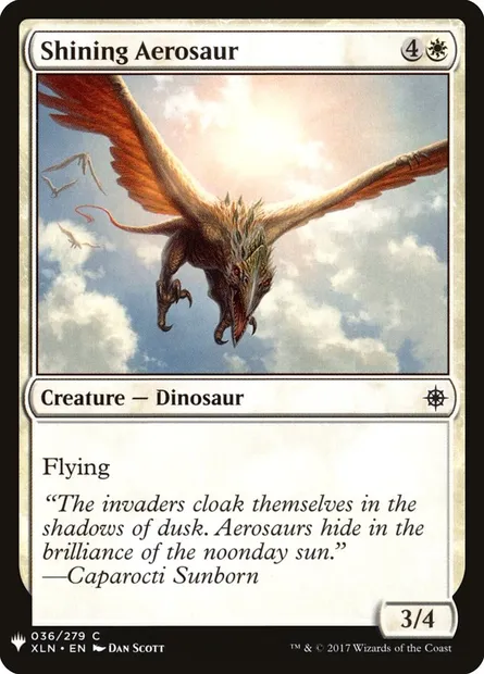 Shining Aerosaur, Magic card PLST XLN-36 — The List set