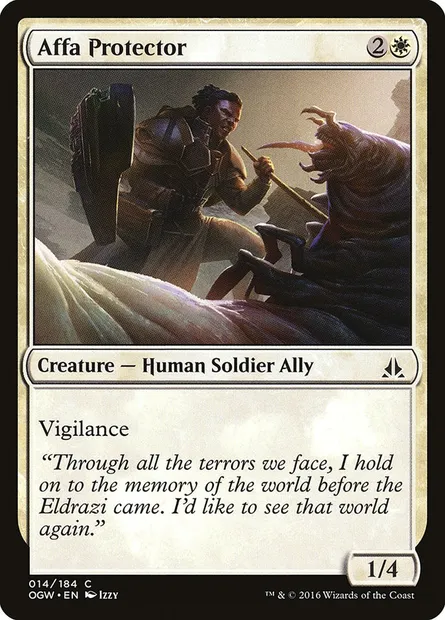 Affa Protector, Magic card OGW 14 — Oath of the Gatewatch set