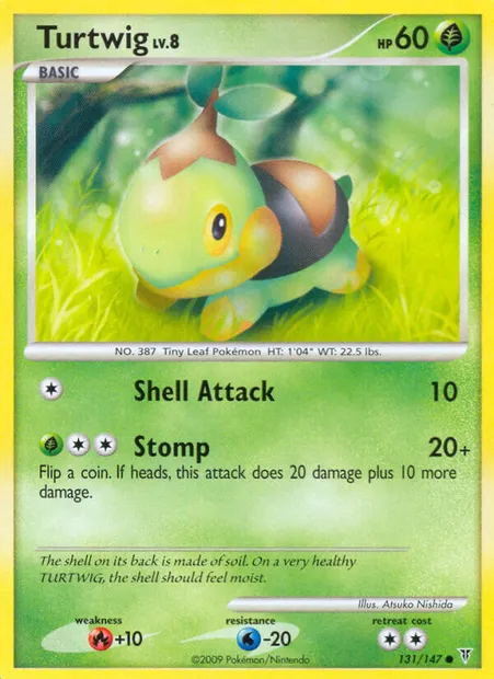 Turtwig, Pokémon card SV 131 — Supreme Victors set