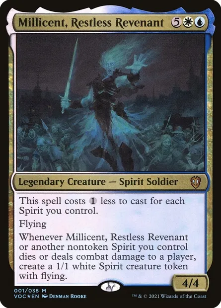 Millicent, Restless Revenant, Magic card VOC 1 — Crimson Vow Commander set