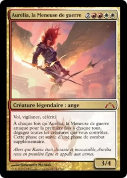 Aurélia, la Meneuse de guerre, carte Magic GTC 143 — extension Insurrection