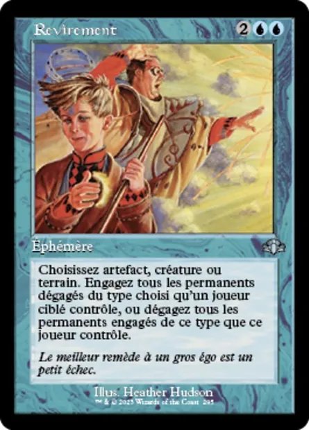 Revirement, carte Magic DMR 295 — extension Dominaria Remastered