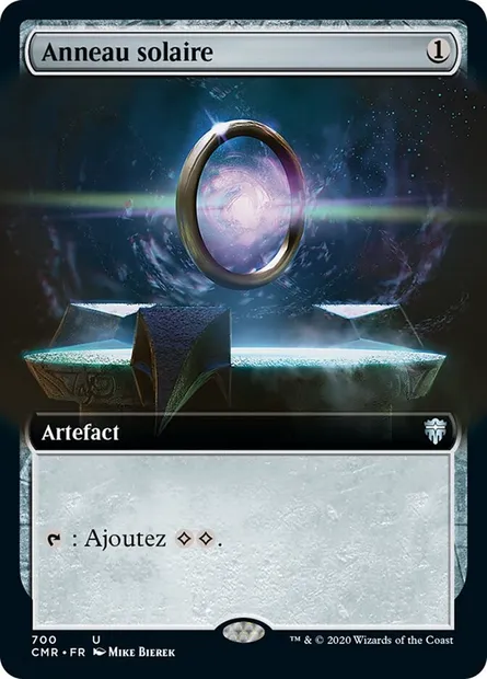 Anneau solaire, carte Magic CMR 700 — extension Commander Legends