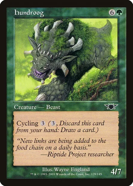 Hundroog, carte Magic LGN 129 — extension Légions