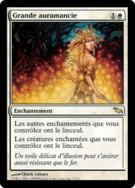 Grande auramancie, carte Magic SHM 7 — extension Sombrelande