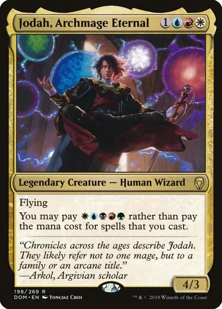 Jodah, Archmage Eternal, Magic card DOM 198 — Dominaria set
