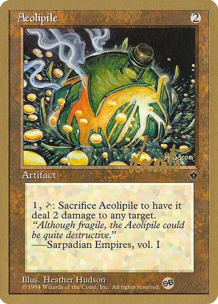 Aeolipile, carte Magic PTC ml81sb — extension Pro Tour Collector Set