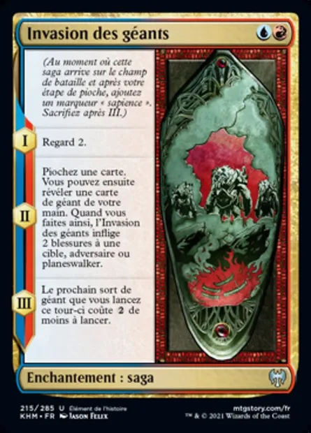 Invasion des géants, carte Magic KHM 215 — extension Kaldheim