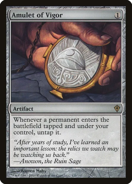 Amulet of Vigor, Magic card WWK 121 — Worldwake set