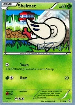 Shelmet, Pokémon card WCD14 007 — World Championship Decks 2014 set