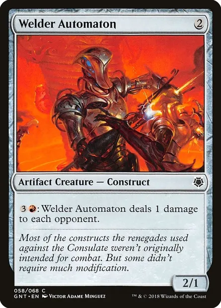Welder Automaton, Magic card GNT 58 — Game Night set