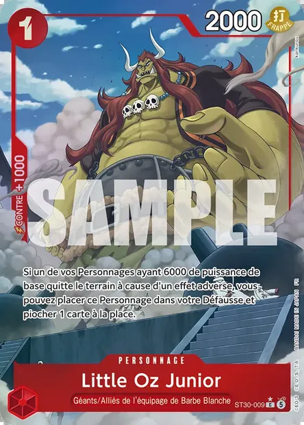 Little Oz Junior, carte One Piece ST30-009 — extension LUFFY ET ACE