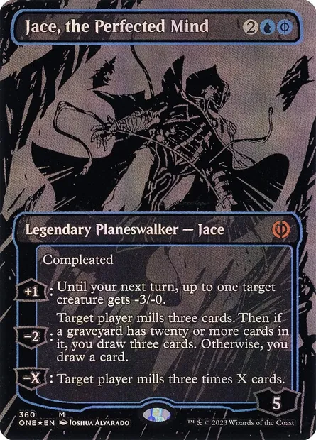 Jace, the Perfected Mind, Magic card ONE 360 — Phyrexia: All Will Be One set