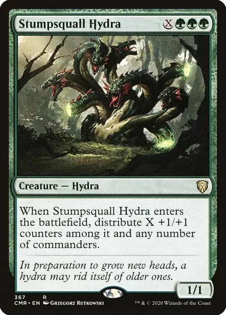 Stumpsquall Hydra, Magic card CMR 367 — Commander Legends set