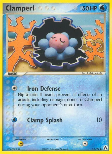 Clamperl, Pokémon card LM 51 — Legend Maker set