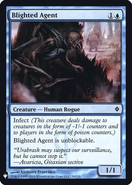 Blighted Agent, Magic card PLST NPH-29 — The List set