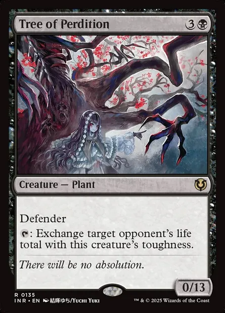 Arbre de la perdition, carte Magic INR 135 — extension Innistrad Remastered