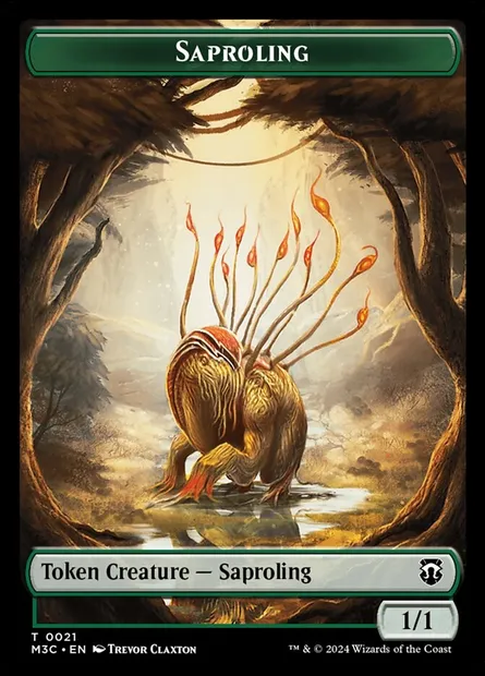 Saproling, Magic card TM3C 21 — Modern Horizons 3 Commander Tokens set