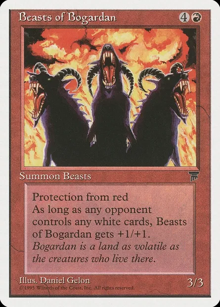 Beasts of Bogardan, Magic card CHR 45 — Chronicles set