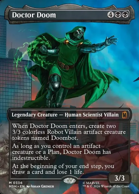 Doctor Doom, Magic card MSH 336 — Marvel Super Heroes set