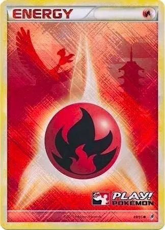 Énergie Feu, carte Pokémon LGP 089-3 — extension League Promos