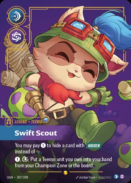 Swift Scout, carte Riftbound OGN 307 — extension Origins